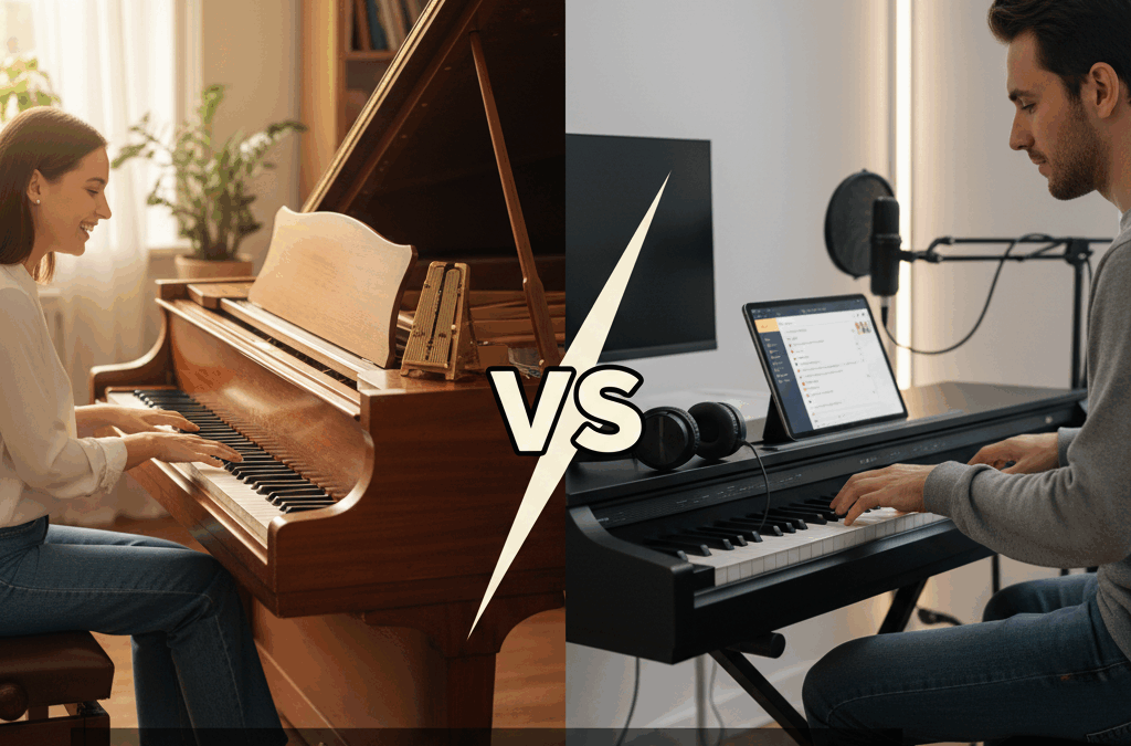 Acoustic vs. Digital Piano: A Beginner’s Guide 🎹